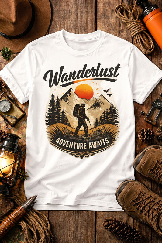 Wanderlust Adventure Graphic T-Shirt