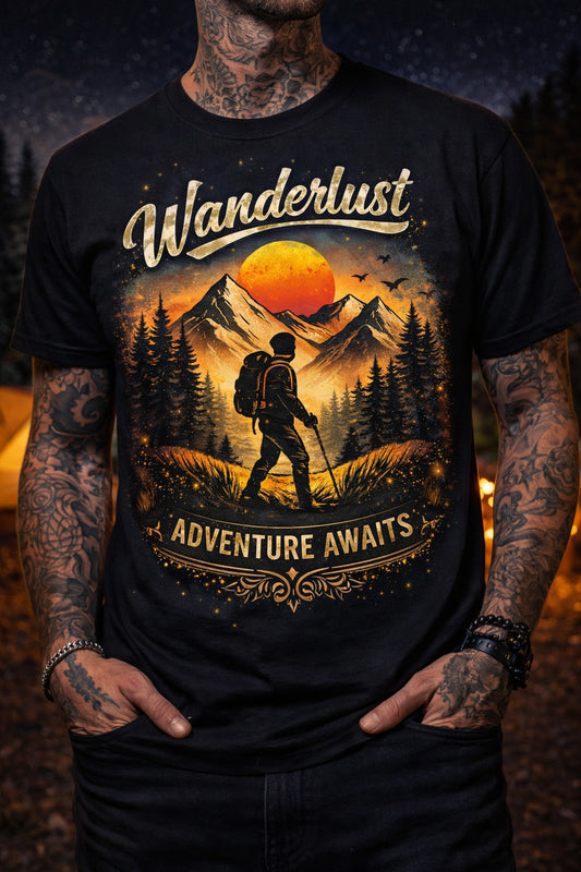 Wanderlust Adventure Graphic T-Shirt
